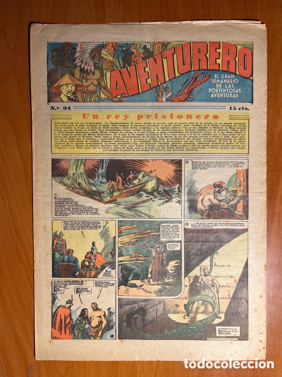 Tebeos: AVENTURERO N&Uacute;MERO 94, (EDITORIAL HISPANO AMERICANA)