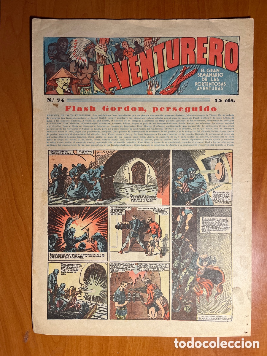 Tebeos: AVENTURERO N&Uacute;MERO 74, (EDITORIAL HISPANO AMERICANA)