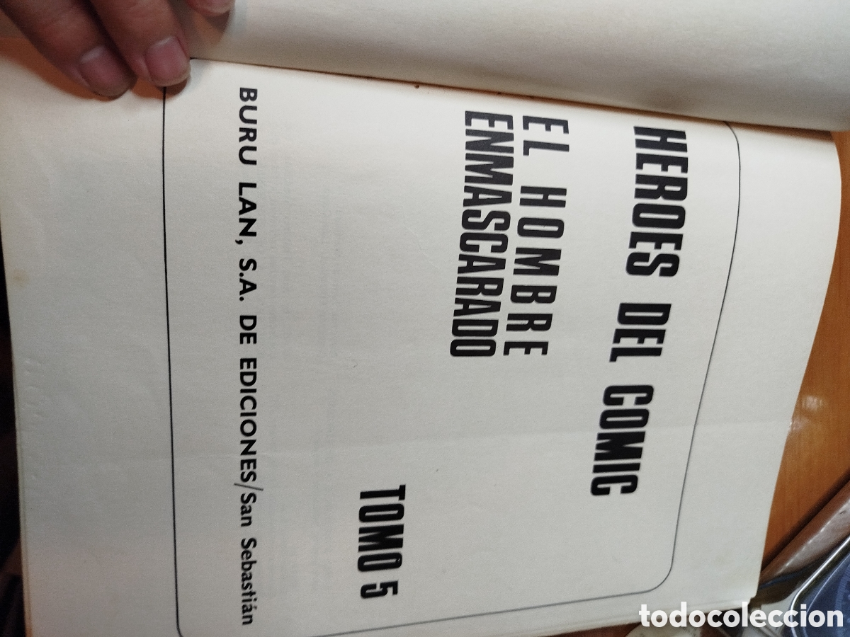 Tebeos: El hombre enmascarado. tomo 5. Afrontando el peligro. TBO