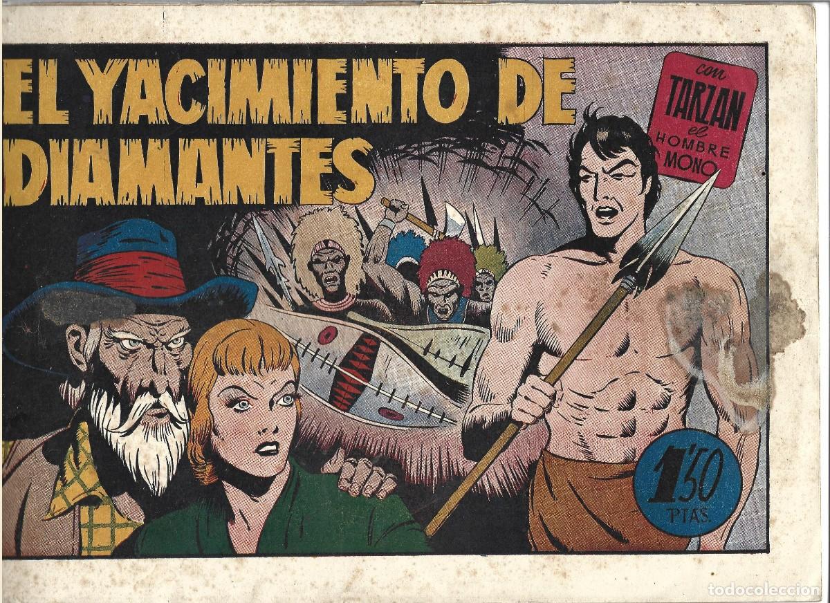 Tebeos: TARZAN N&ordm; 16 EL YACIMIENTO DE DIAMANTES ORIGINAL HISPANO AMERICANA 1941