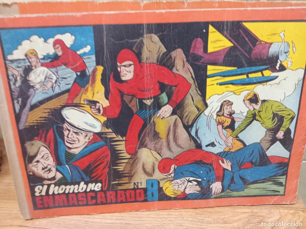 BDs: EL HOMBRE ENMASCARADO- N&ordm; 8 - HISPANO AMERICANA - ORIGINAL REPARADO
