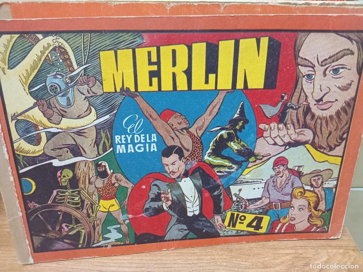 Livros de Banda Desenhada: MERLIN - N&ordm; 4 - HISPANO AMERICANA - ORIGINAL REPARADO