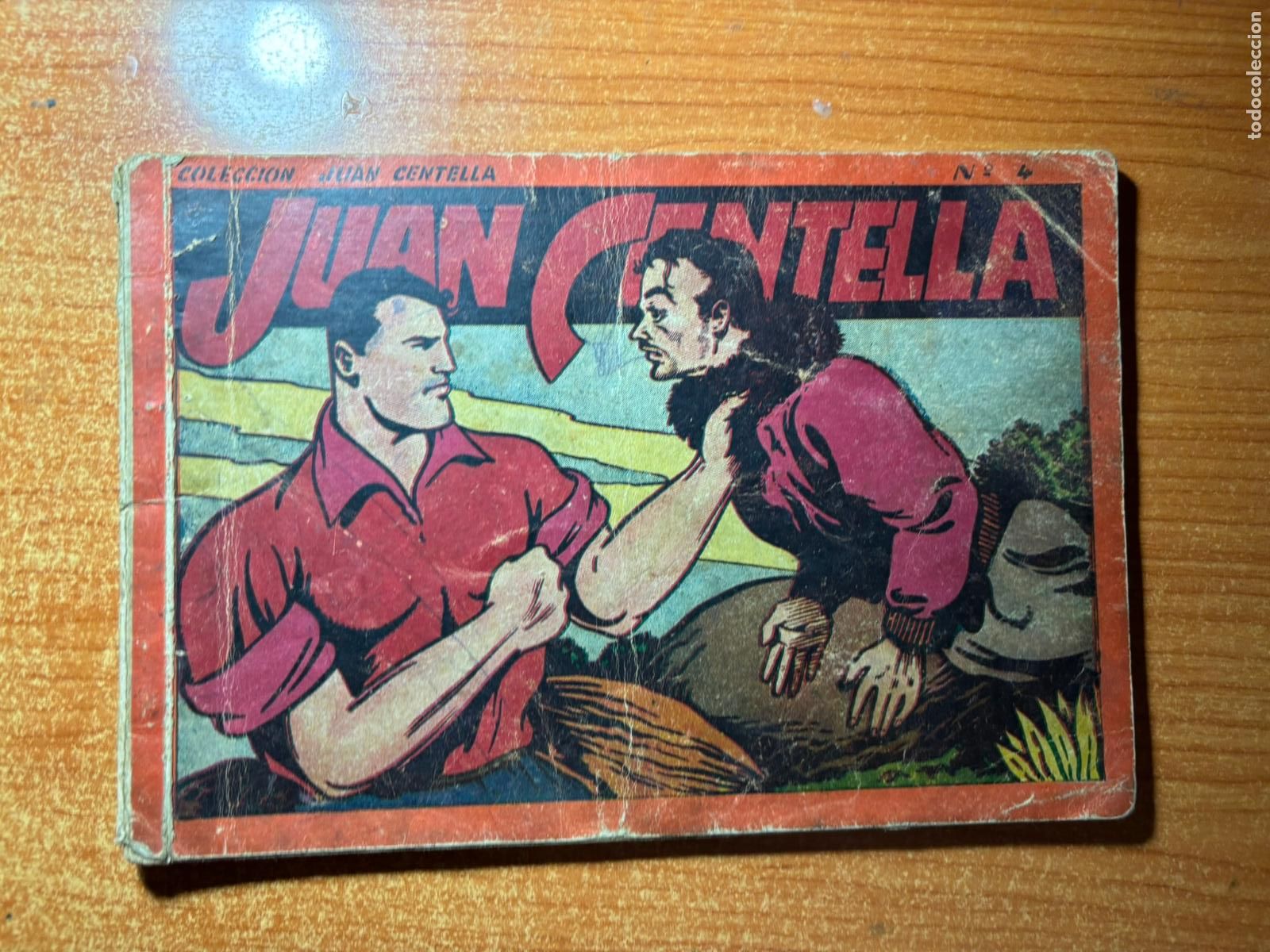 Tebeos: JUAN CENTELLA ALBUM ROJO N&ordm; 4 ORIGINAL EDITORIAL HISPANO AMERICANA