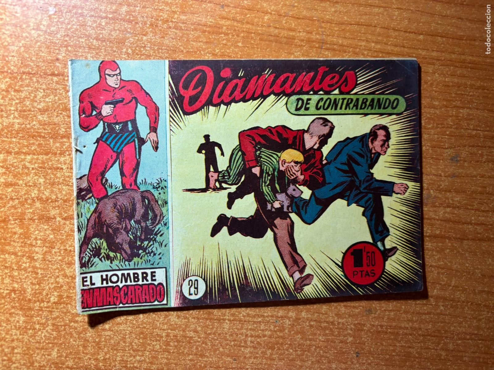 Tebeos: EL HOMBRE ENMASCARADO N&ordm; 29 EDITORIAL HISPANO AMERICANA ORIGINAL 1952