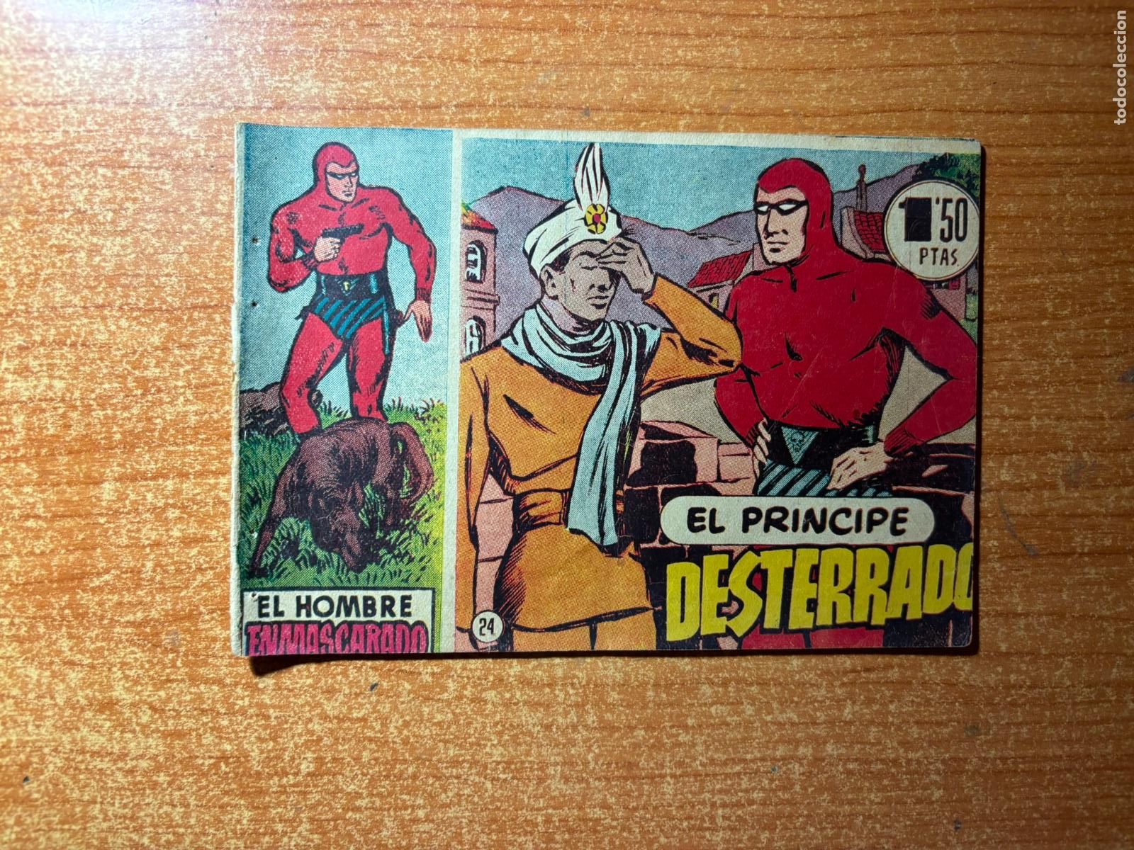 Tebeos: EL HOMBRE ENMASCARADO N&ordm; 24 EDITORIAL HISPANO AMERICANA ORIGINAL 1952