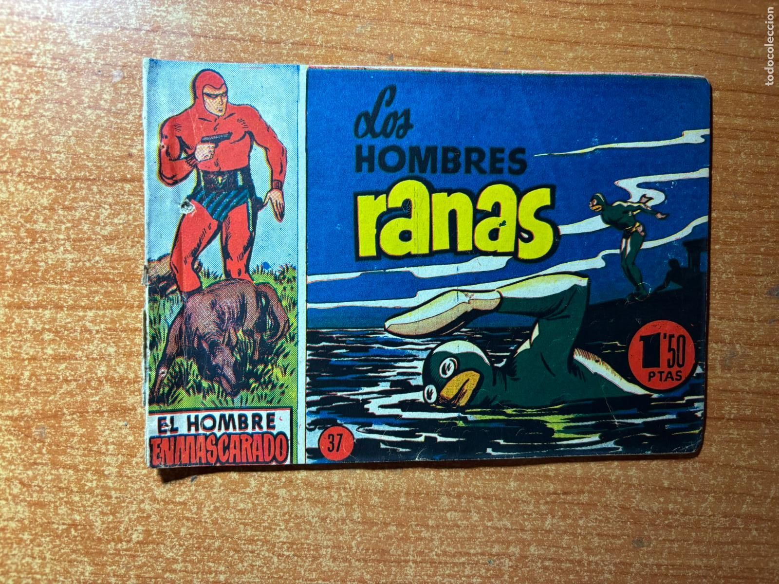 Tebeos: EL HOMBRE ENMASCARADO N&ordm; 37 EDITORIAL HISPANO AMERICANA ORIGINAL 1952