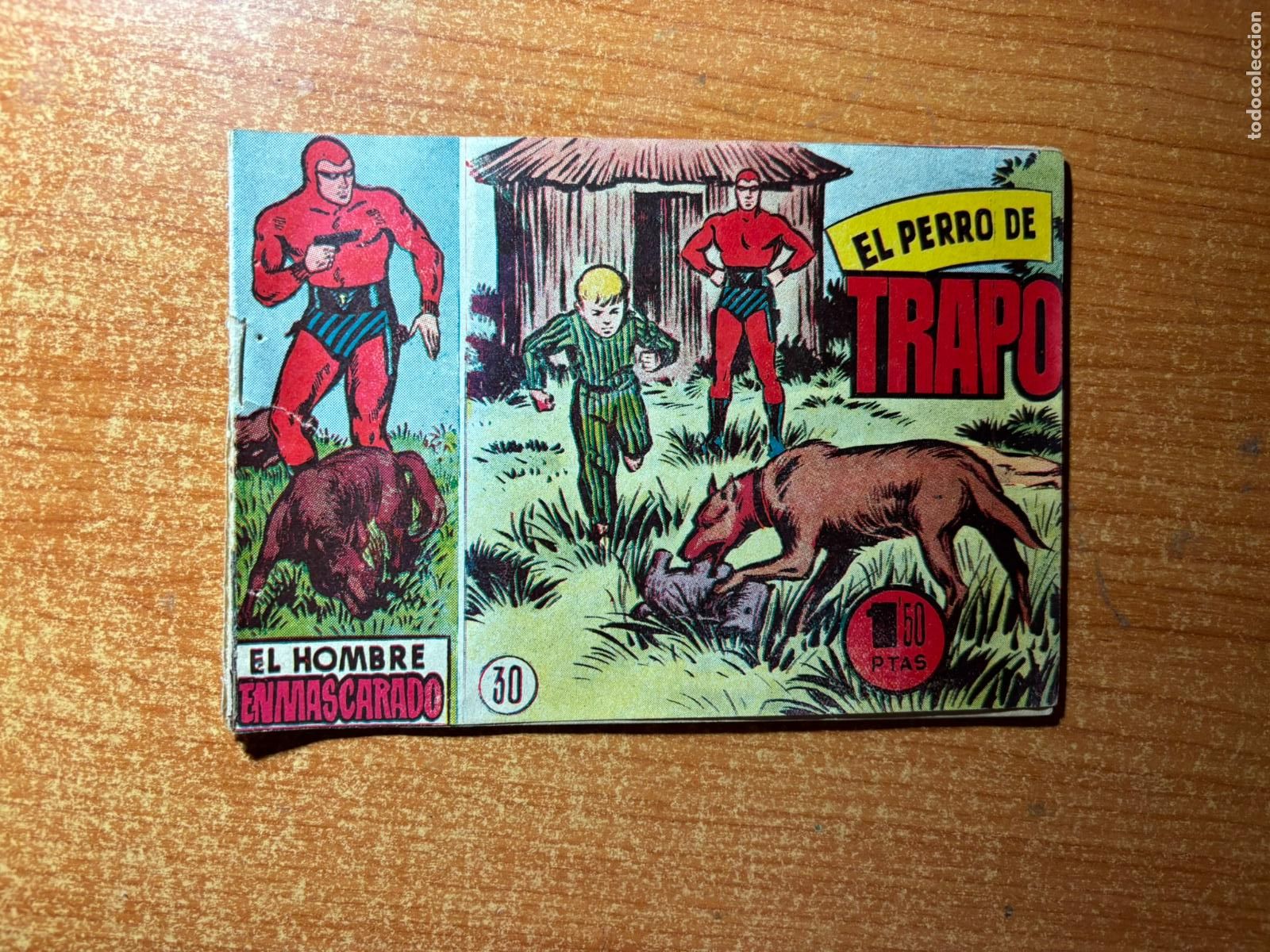 Tebeos: EL HOMBRE ENMASCARADO N&ordm; 30 EDITORIAL HISPANO AMERICANA ORIGINAL 1952