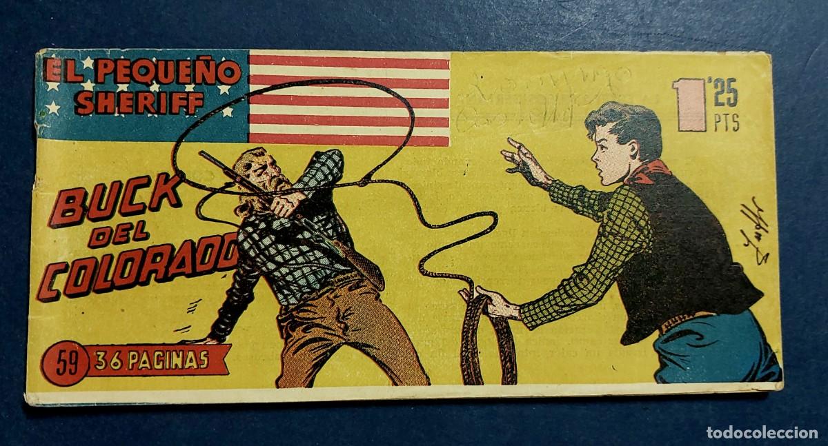 Tebeos: EL PEQUE&Ntilde;O SHERIFF N&ordm; 59 HISPANO AMERICANA 1948
