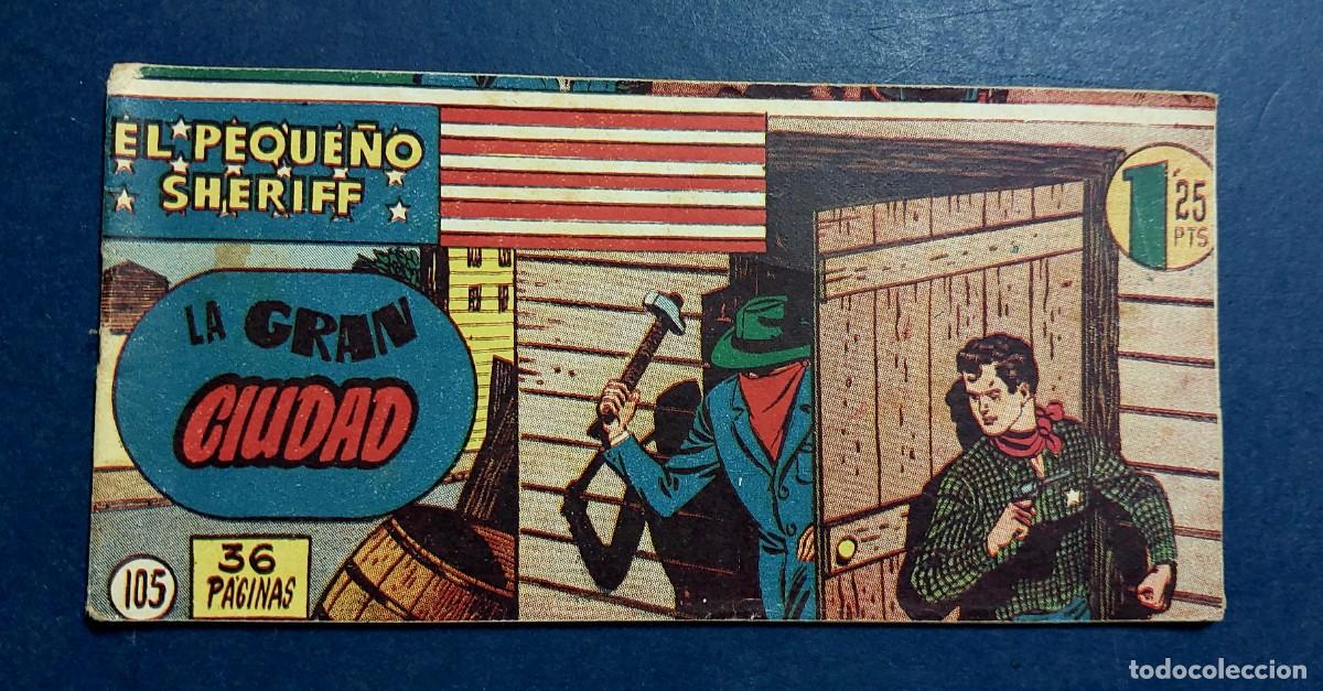 Tebeos: EL PEQUE&Ntilde;O SHERIFF N&ordm; 105 HISPANO AMERICANA 1948