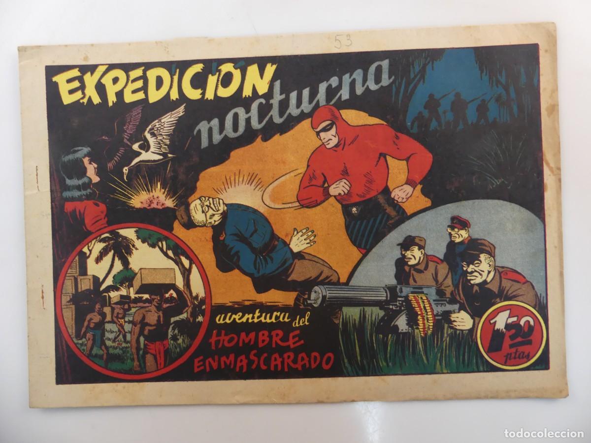Tebeos: AVENTURA DEL HOMBRE ENMASCARADO &ndash; EXPEDICION NOCTURNA - EDITORIAL HISPANO AMERICANA