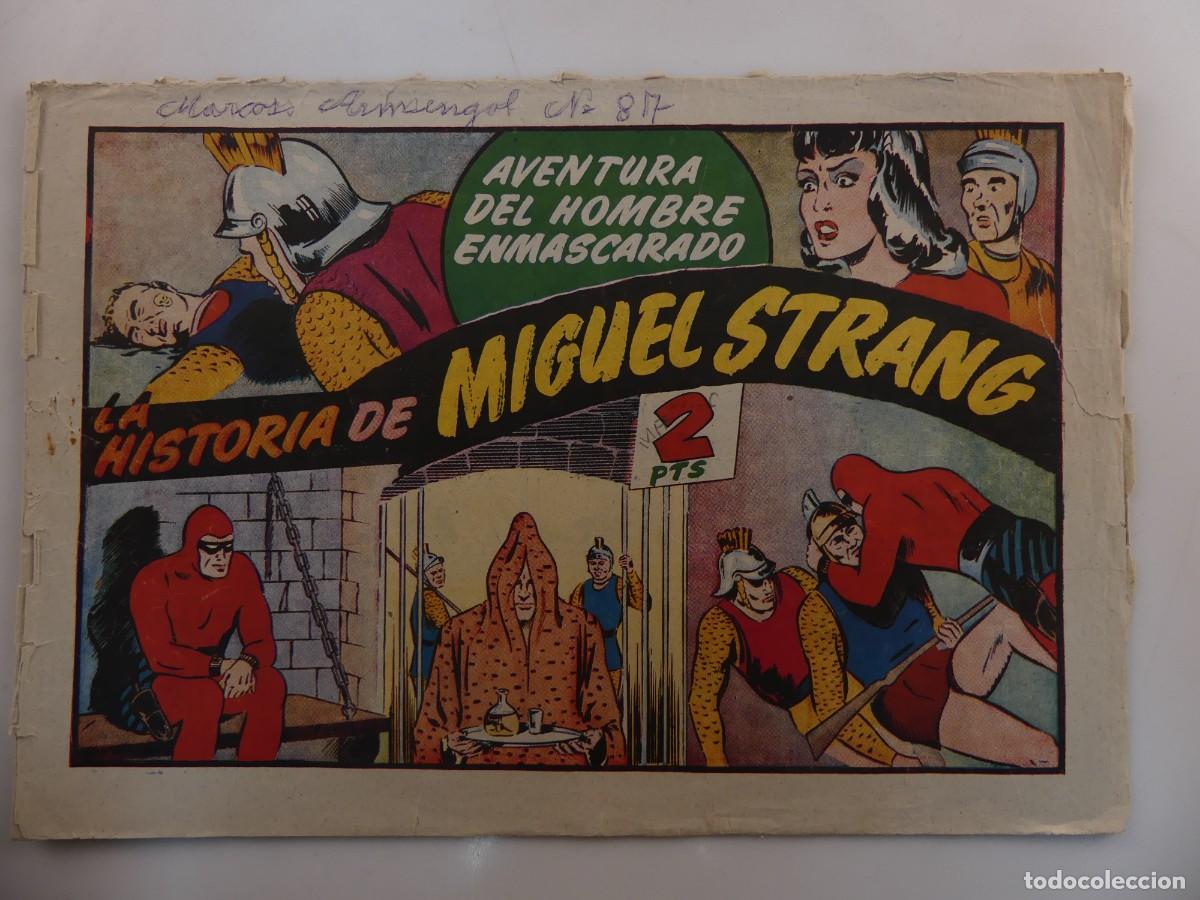 Tebeos: AVENTURA DEL HOMBRE ENMASCARADO &ndash; LA HISTORIA DE MIGUEL STRANG EDITORIAL HISPANO AMERICANA