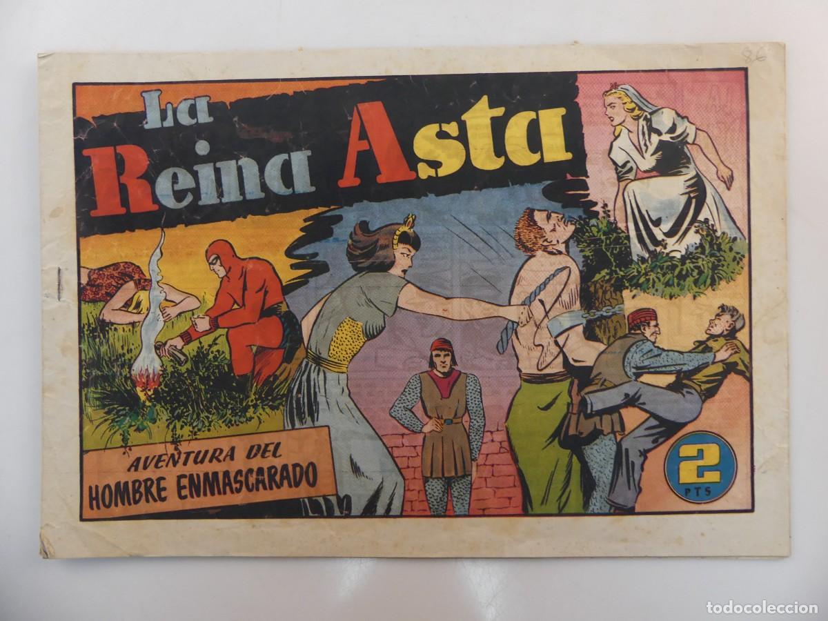 Tebeos: AVENTURA DEL HOMBRE ENMASCARADO &ndash; LA REINA ASTA EDITORIAL HISPANO AMERICANA