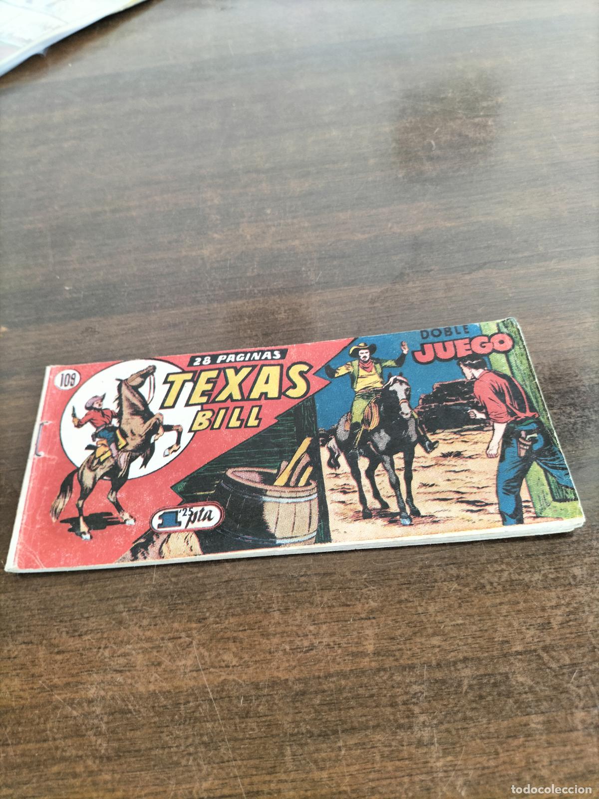 Tebeos: hispano americana original texas bill n&ordm; 109