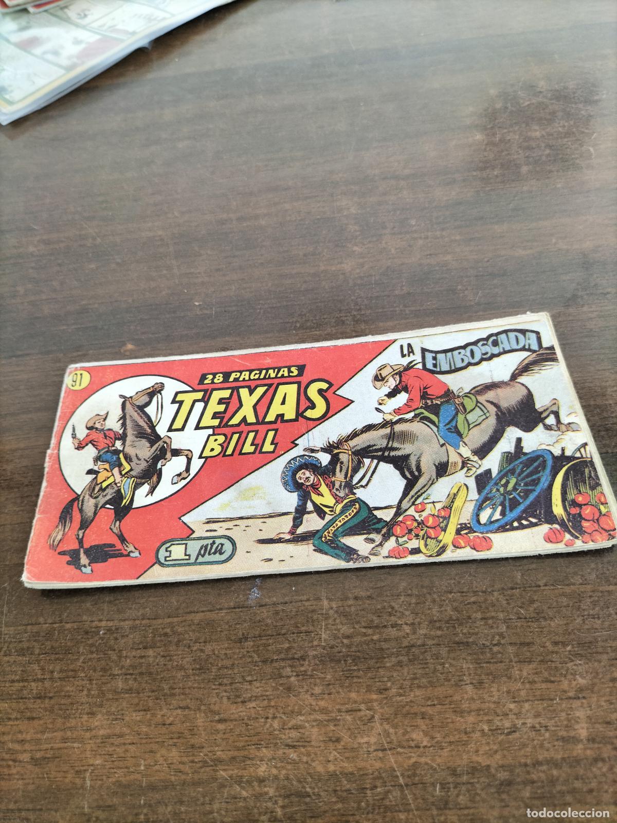 Tebeos: hispano americana original texas bill n&ordm; 91