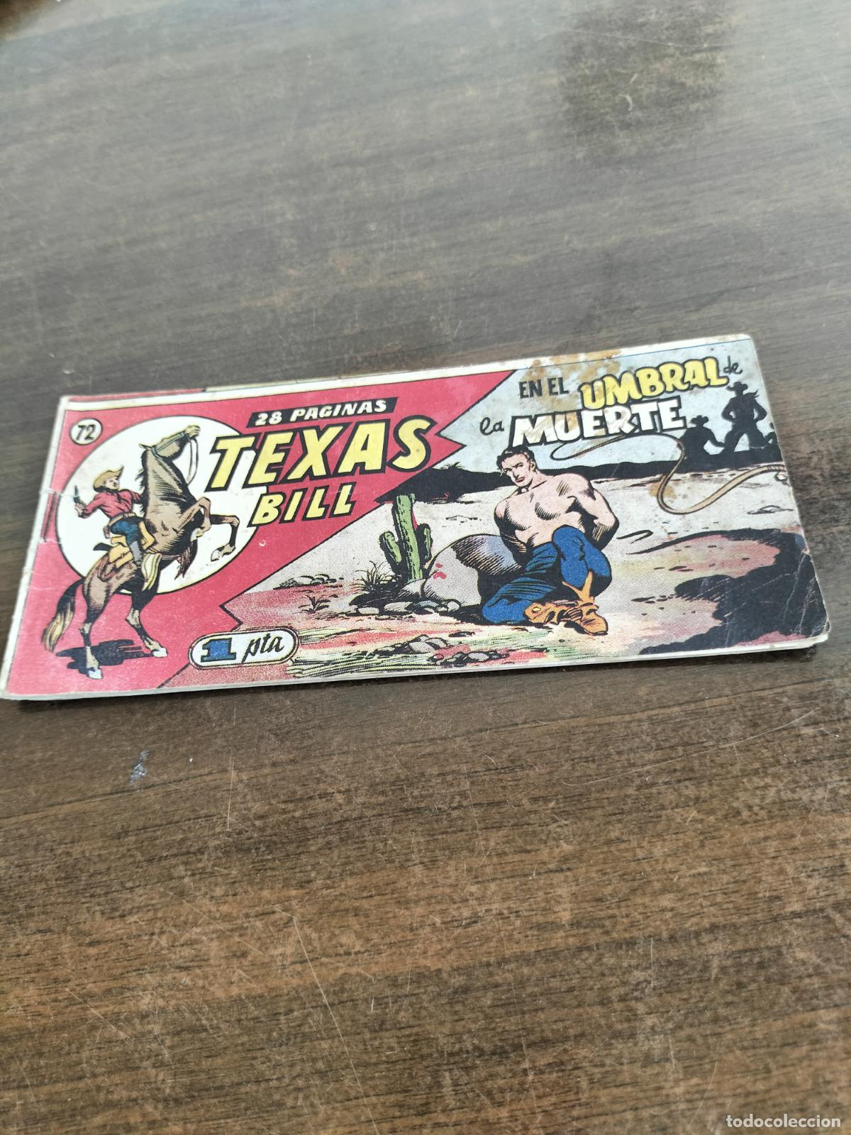 Tebeos: hispano americana original texas bill n&ordm; 72