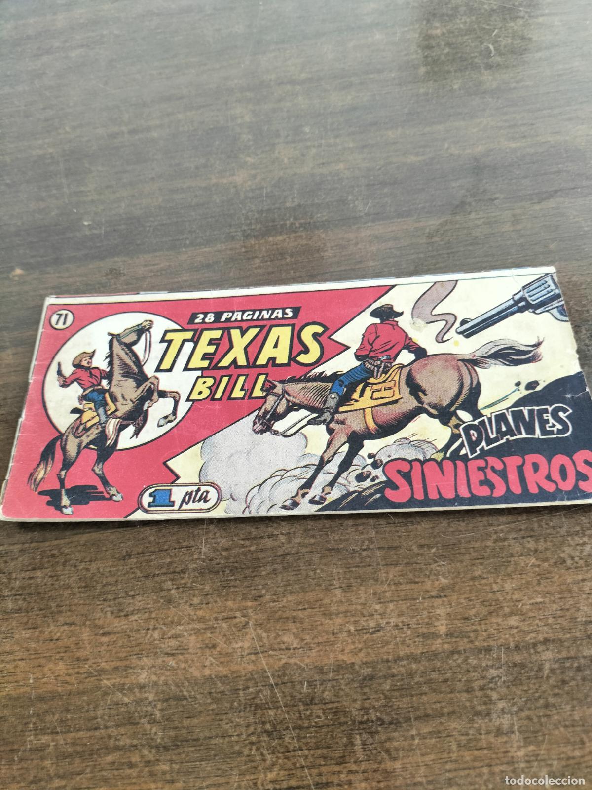 Tebeos: hispano americana original texas bill n&ordm; 71