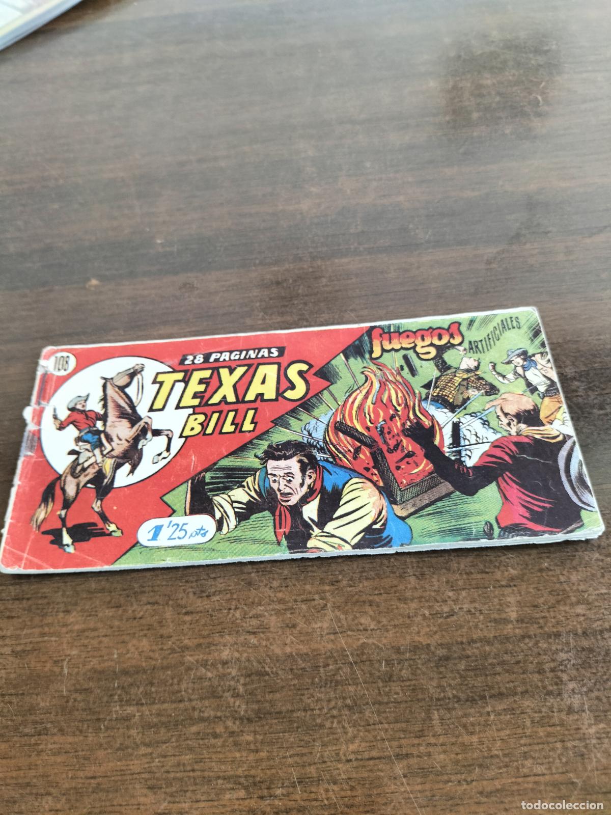 Tebeos: hispano americana original texas bill n&ordm; 108