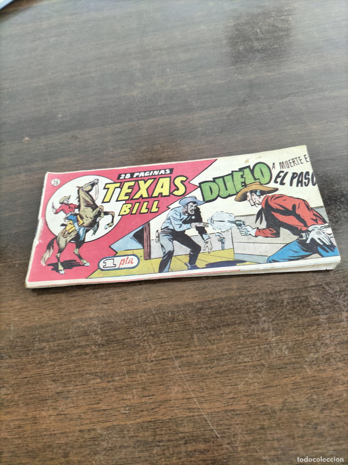 Tebeos: hispano americana original texas bill n&ordm; 56