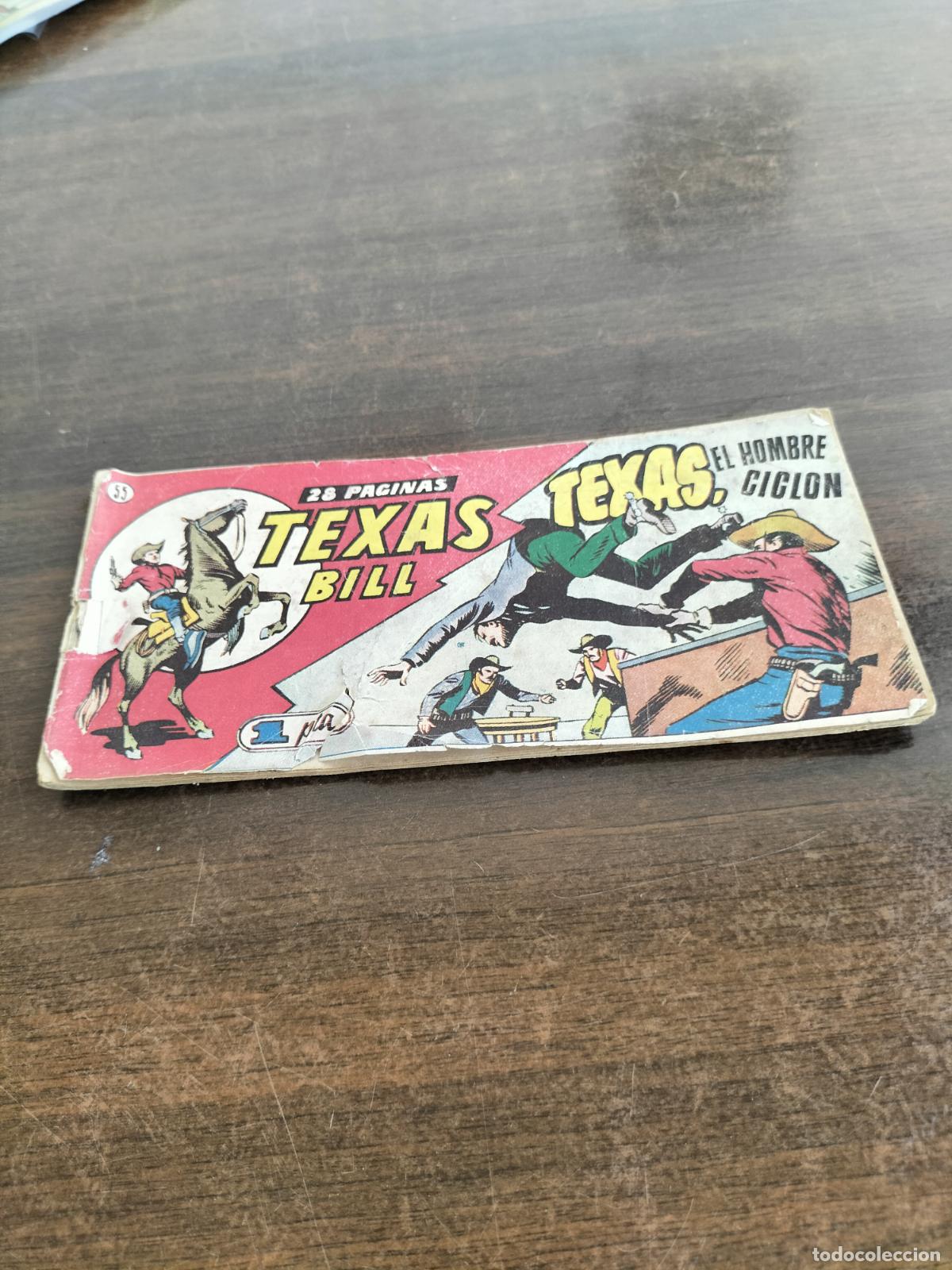 Tebeos: hispano americana original texas bill n&ordm; 55-84-85