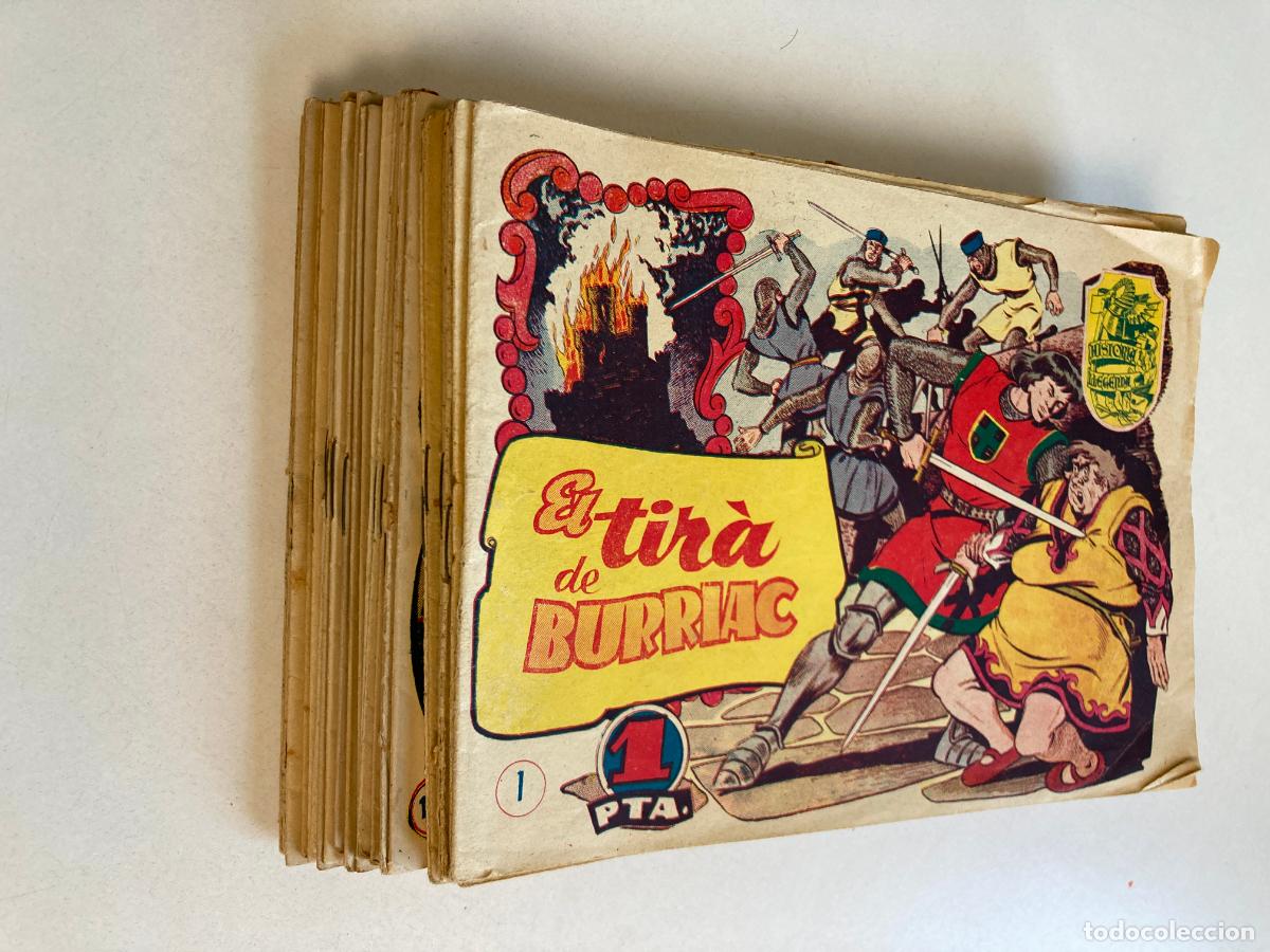 Tebeos: HISTORIA I LLEGENDA-COLECCION DE 28 NUMEROS -COMPLETA-HISPANO AMERICANA, BIEN CONSERVADOS
