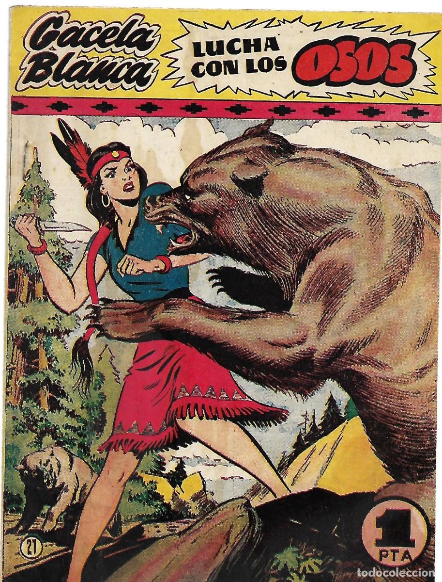 Tebeos: GACELA BLANCA N&ordm; 21 ORIGINAL H.AMERICANA 1949-DIFICIL MUY BUEN ESTADO-LEER DESCRIPCION Y VER FOTOS