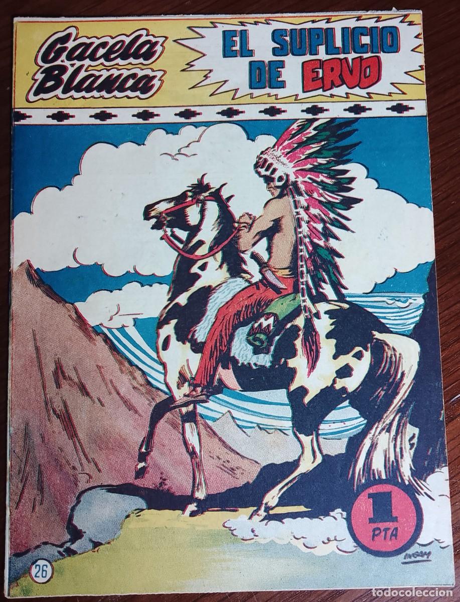 Tebeos: GACELA BLANCA N&ordm; 26 ORIGINAL H.AMERICANA 1949-DIFICIL MUY BUEN ESTADO-LEER DESCRIPCION Y VER FOTOS