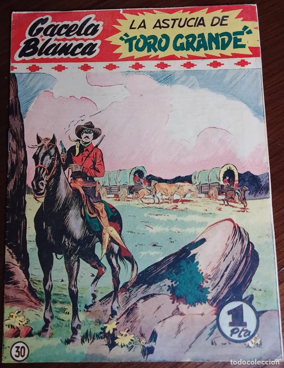 Tebeos: GACELA BLANCA N&ordm; 30 ORIGINAL H.AMERICANA 1949-DIFICIL MUY BUEN ESTADO-LEER DESCRIPCION Y VER FOTOS