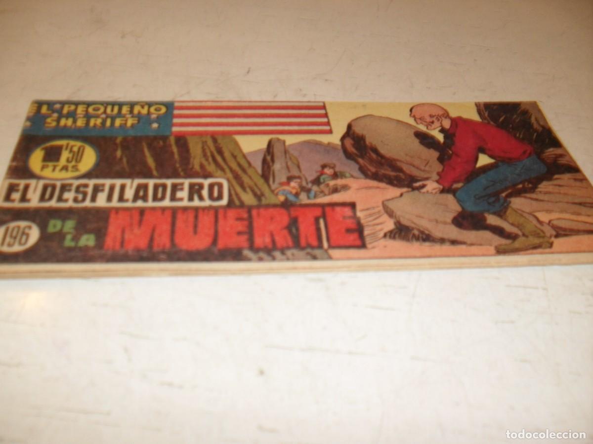 Tebeos: (ORIGINAL)EL PEQUE&Ntilde;O SHERIFF N&ordm; 196 EL DESFILADERO DE LA MUERTE,DE 270.HISPANOAMERICANA,1948