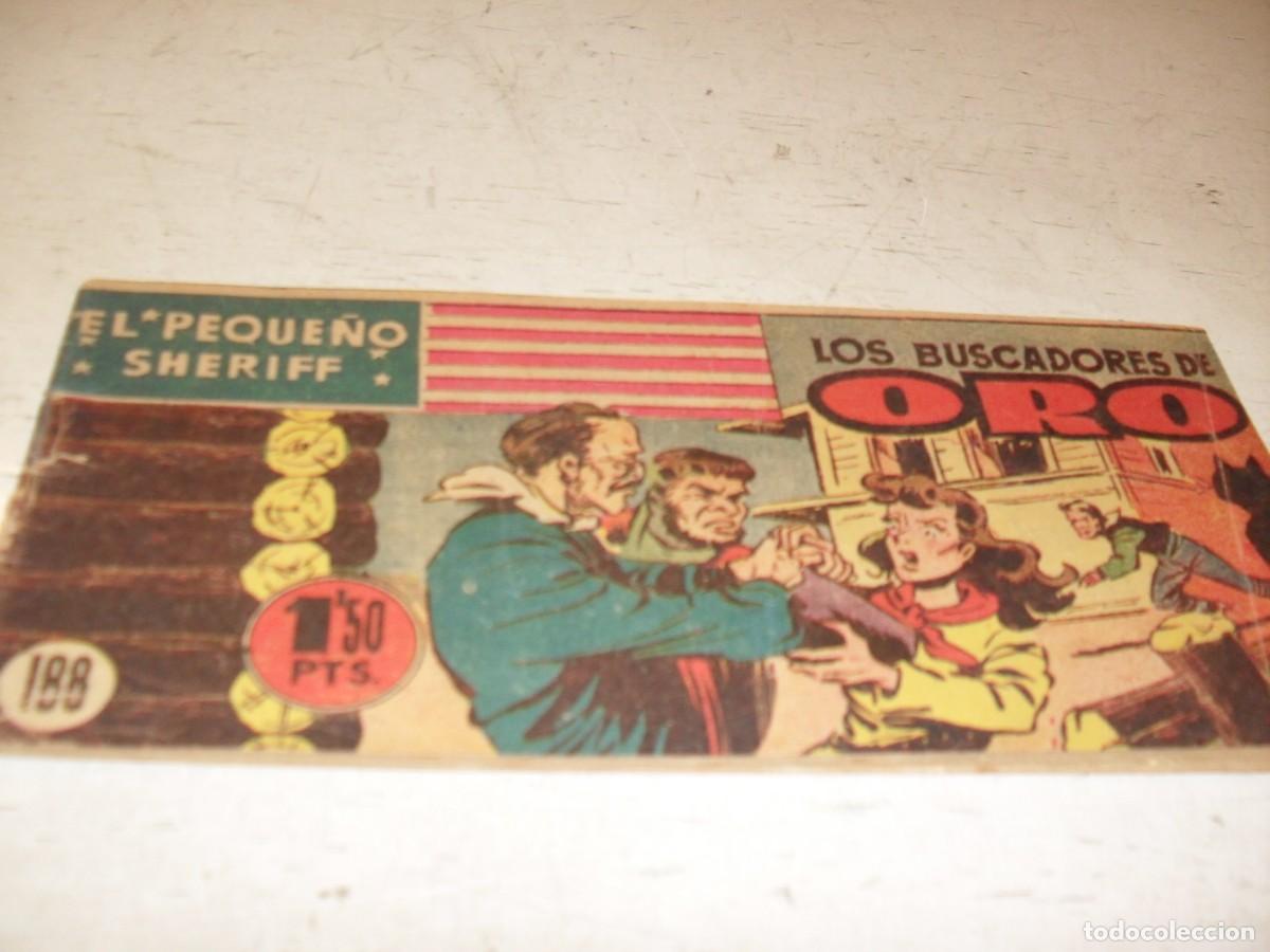 Tebeos: (ORIGINAL)EL PEQUE&Ntilde;O SHERIFF N&ordm; 188,LOS BUSCADORES DE ORO,DE 270.HISPANOAMERICANA,1948