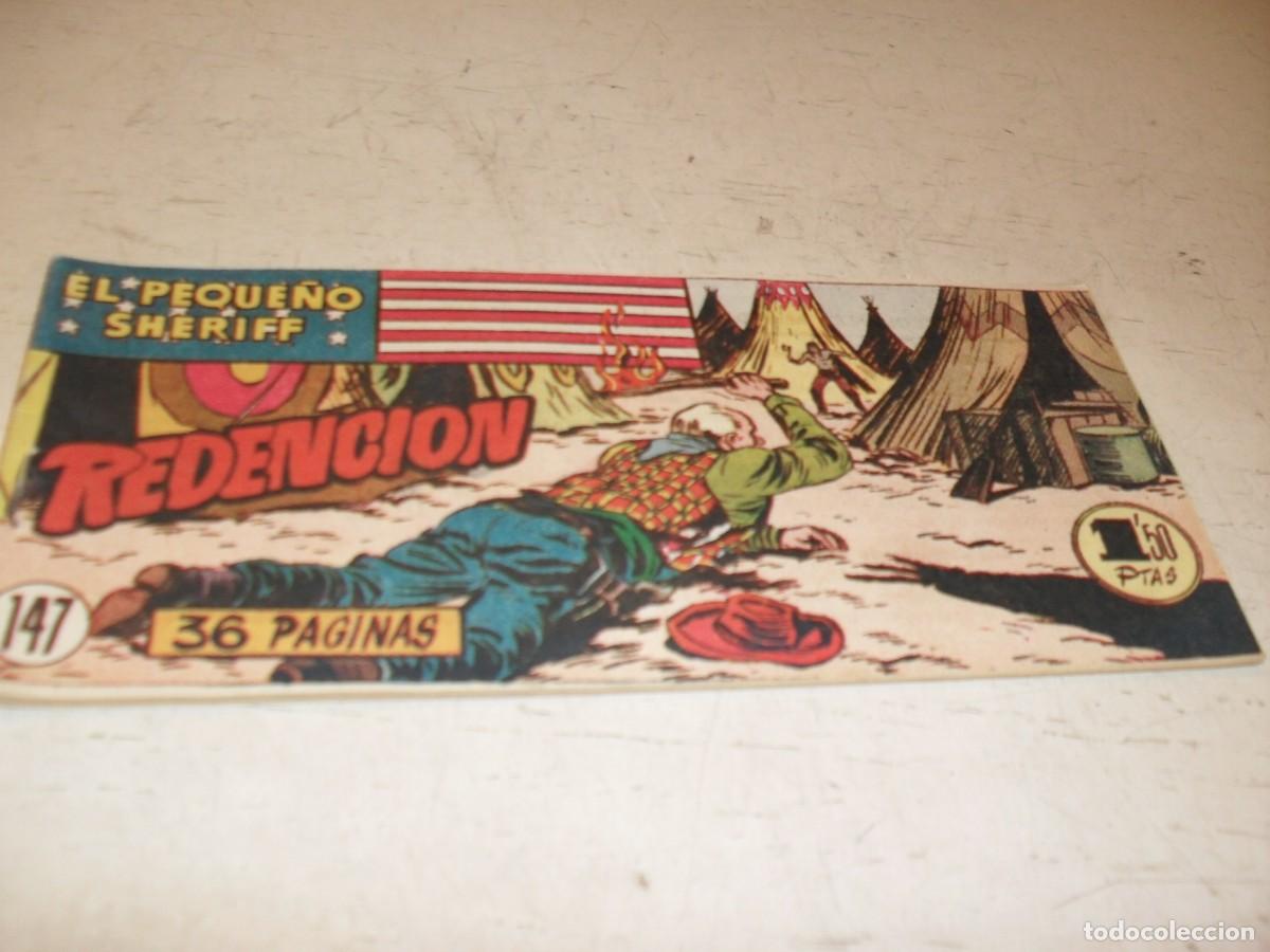 Tebeos: (ORIGINAL)EL PEQUE&Ntilde;O SHERIFF N&ordm; 147,REDENCION,DE 270.HISPANOAMERICANA,1948