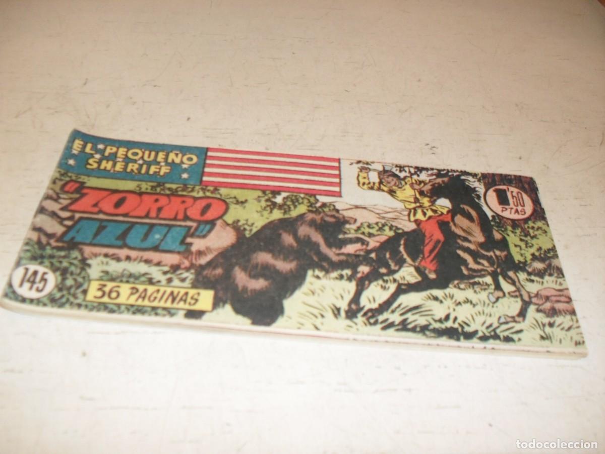 Tebeos: (ORIGINAL)EL PEQUE&Ntilde;O SHERIFF N&ordm; 145,EL ZORRO AZUL,DE 270.HISPANOAMERICANA,1948