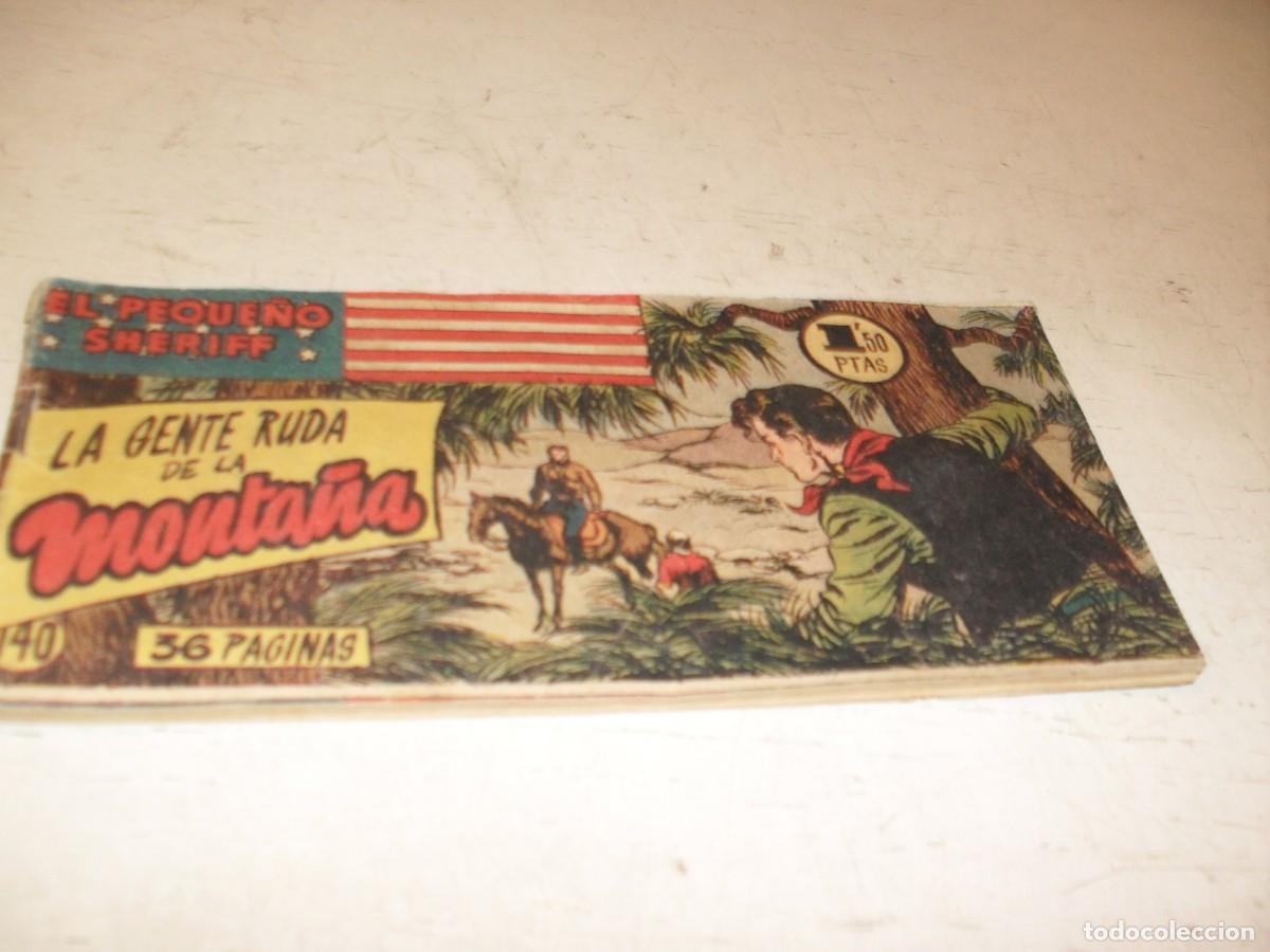 Tebeos: (ORIGINAL)EL PEQUE&Ntilde;O SHERIFF N&ordm; 140,LA GENTE RUDA DE LAS MONTA&Ntilde;AS,DE 270.HISPANOAMERICANA,1948