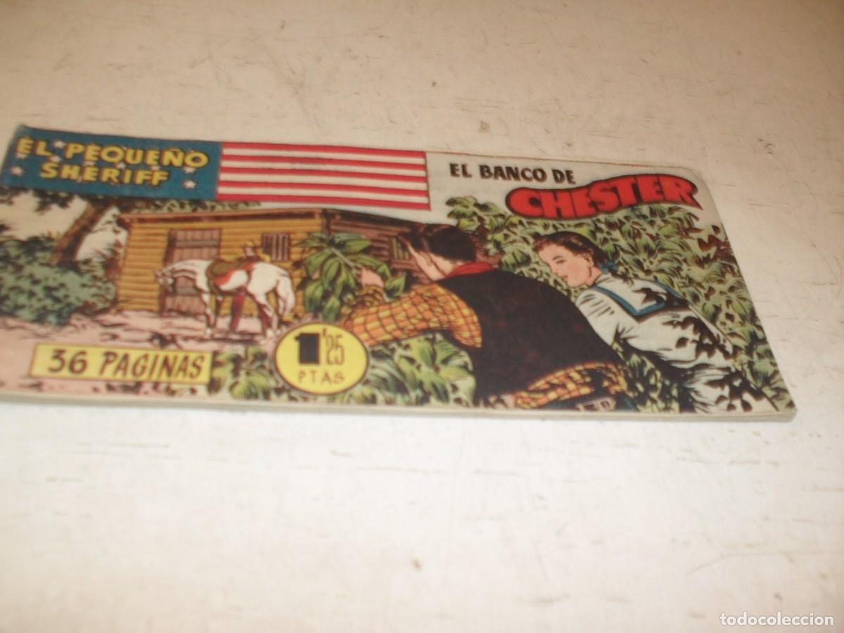 Tebeos: (ORIGINAL)EL PEQUE&Ntilde;O SHERIFF N&ordm; 136,EL BANCO DE CHESTER,DE 270.HISPANOAMERICANA,1948