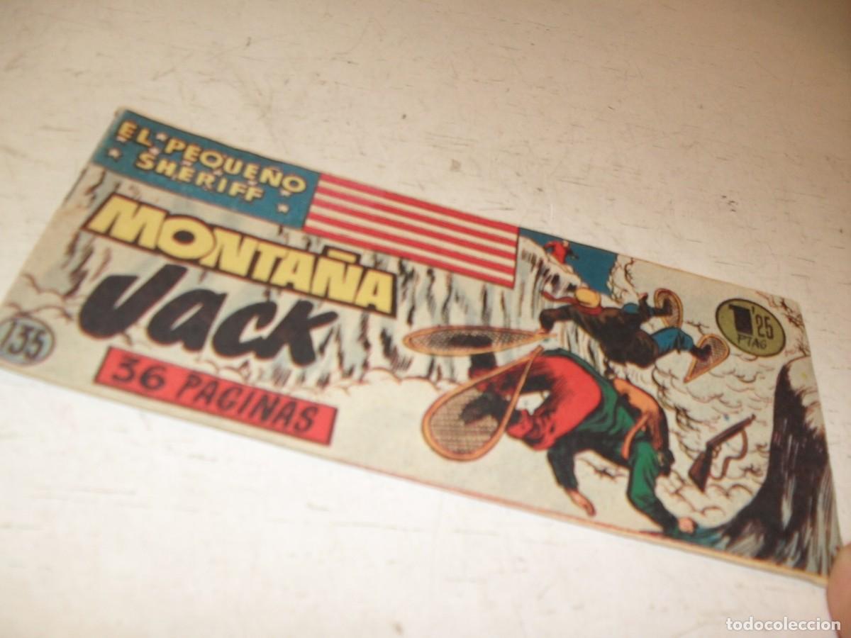 Tebeos: (ORIGINAL)EL PEQUE&Ntilde;O SHERIFF N&ordm; 135,MONTA&Ntilde;A JACK,DE 270.HISPANOAMERICANA,1948