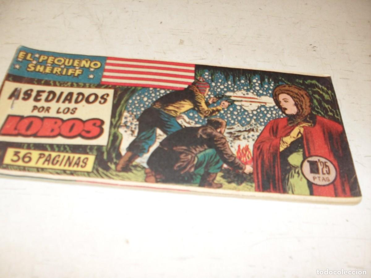 Tebeos: (ORIGINAL)EL PEQUE&Ntilde;O SHERIFF N&ordm; 133,ASEDIADOS POR LOS LOBOS,DE 270.HISPANOAMERICANA,1948
