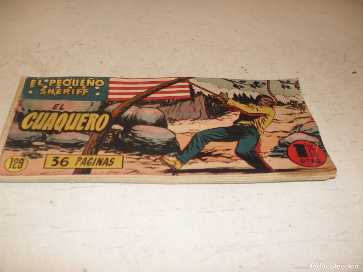 Tebeos: (ORIGINAL)EL PEQUE&Ntilde;O SHERIFF N&ordm; 129,EL CUAQUERO,DE 270.HISPANOAMERICANA,1948