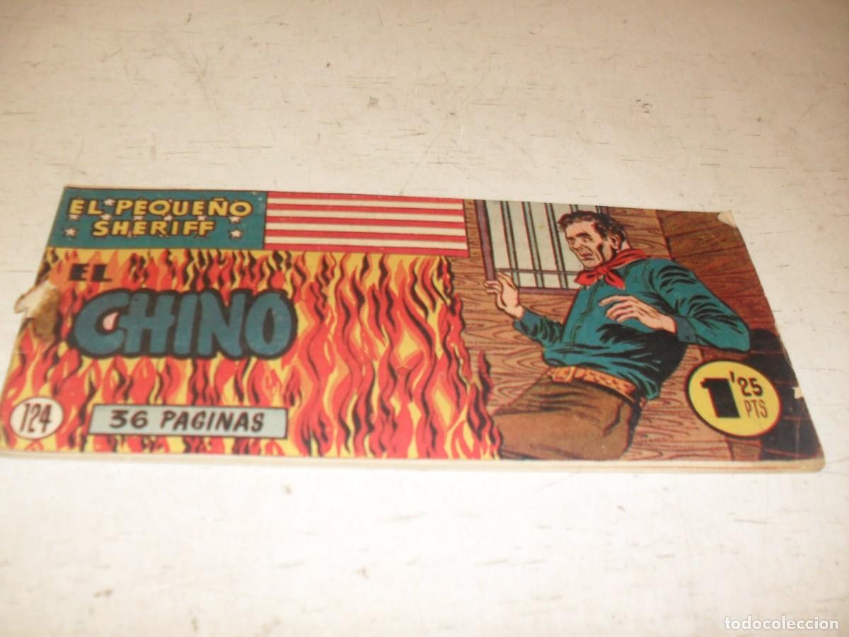 Tebeos: (ORIGINAL)EL PEQUE&Ntilde;O SHERIFF N&ordm; 124,EL CHINO,DE 270.HISPANOAMERICANA,1948