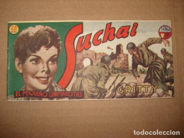 Tebeos: Suchai, el peque&ntilde;o limpiabotas, 50: Gritty, 1950, Hispano Americana, muy buen estado