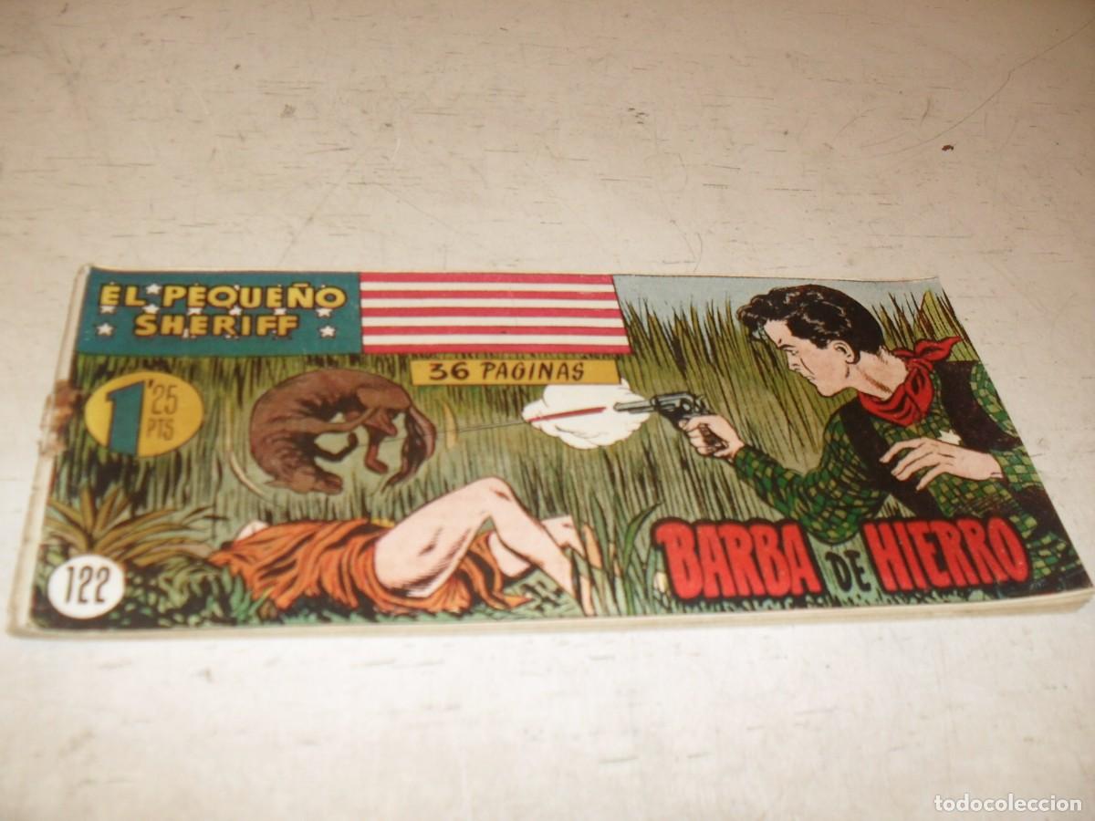 Tebeos: (ORIGINAL)EL PEQUE&Ntilde;O SHERIFF N&ordm; 122,BARBA DE HIERRO,DE 270.HISPANOAMERICANA,1948