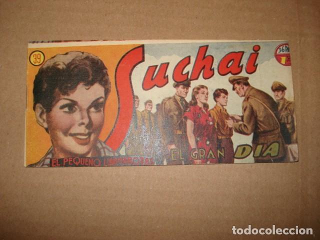 Tebeos: Suchai, el peque&ntilde;o limpiabotas, 39: el hgran d&iacute;a, 1950, Hispano Americana, muy buen estado