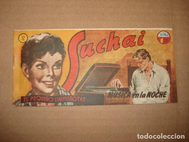 Tebeos: Suchai, el peque&ntilde;o limpiabotas, 12: musica en la noche, 1950, Hispano Americana, muy buen estado