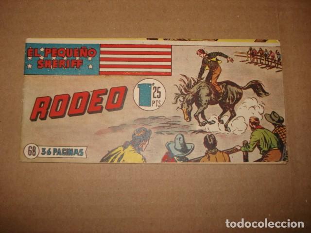 Tebeos: El peque&ntilde;o sheriff, 68: rodeo, 1949, Hispano Americana, muy buen estado