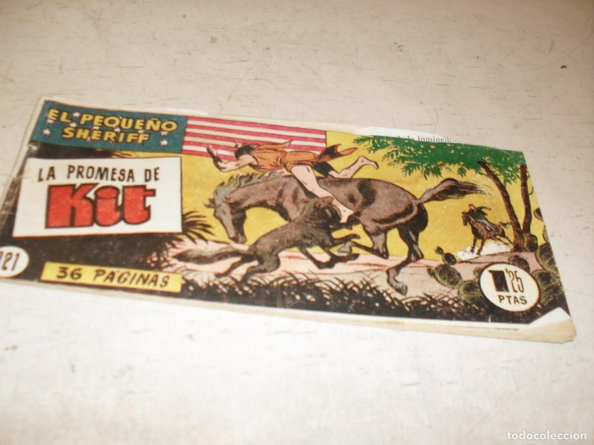 Tebeos: (ORIGINAL)EL PEQUE&Ntilde;O SHERIFF N&ordm; 121,LA PROMESA DE KIT,DE 270.HISPANOAMERICANA,1948
