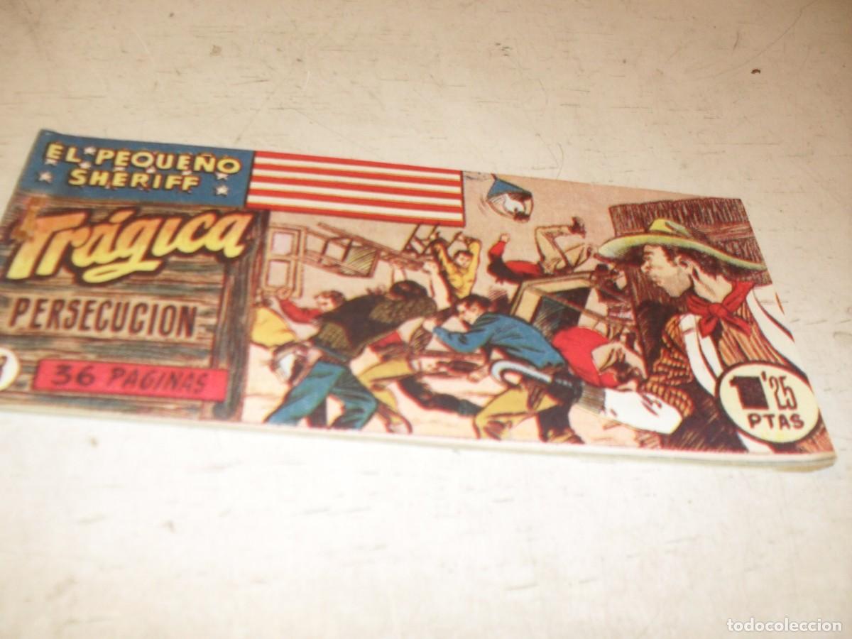 Tebeos: (ORIGINAL)EL PEQUE&Ntilde;O SHERIFF N&ordm; 118,TRAGICA PERSECUCION,DE 270.HISPANOAMERICANA,1948