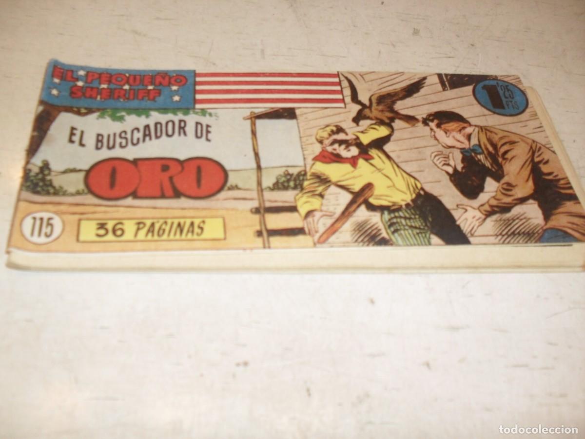 Tebeos: (ORIGINAL)EL PEQUE&Ntilde;O SHERIFF N&ordm; 115,EL BUSCADOR DE ORO,DE 270.HISPANOAMERICANA,1948