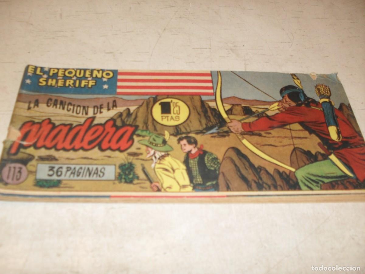 Tebeos: (ORIGINAL)EL PEQUE&Ntilde;O SHERIFF N&ordm; 113,LA CANCION DE LA PRADERA,DE 270.HISPANOAMERICANA,1948