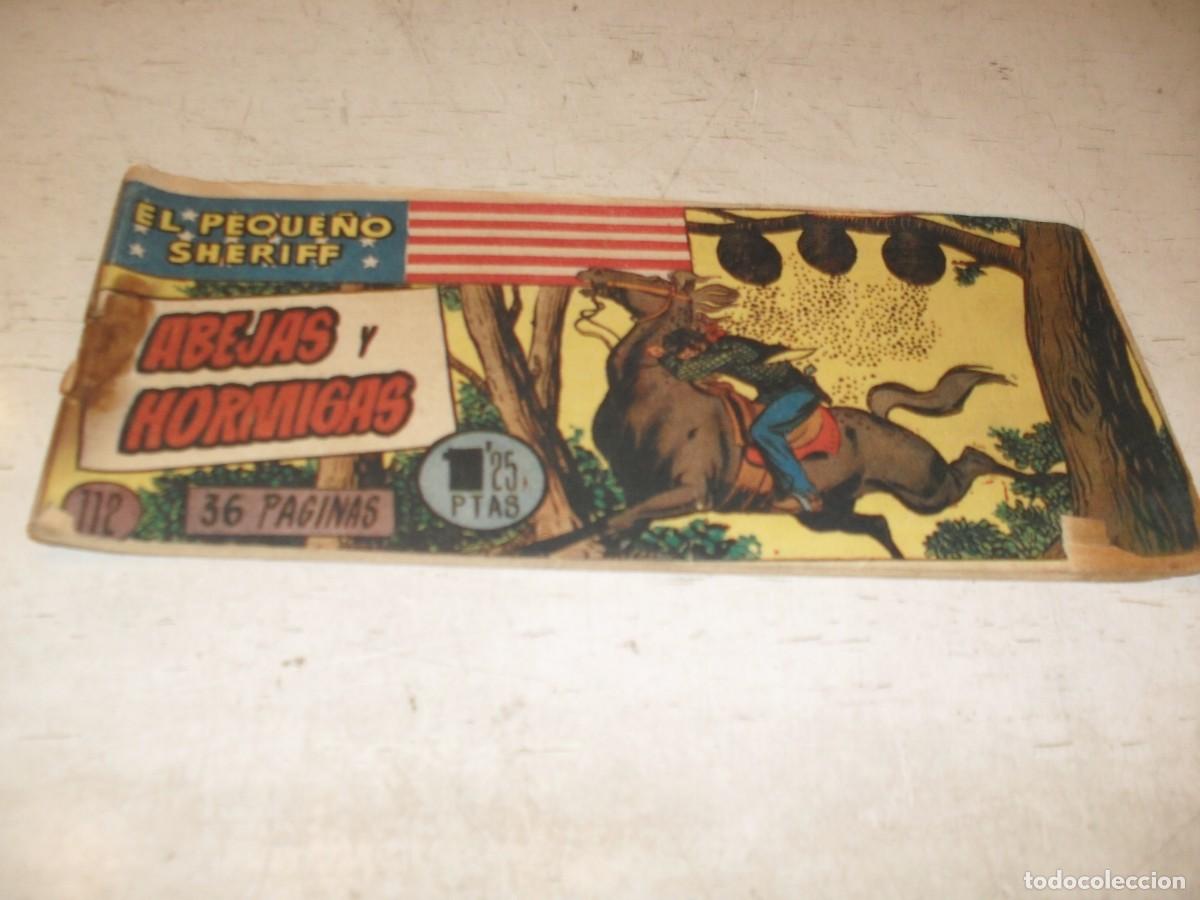 Tebeos: (ORIGINAL)EL PEQUE&Ntilde;O SHERIFF N&ordm; 112,ABEJAS Y HORMIGAS,DE 270.HISPANOAMERICANA,1948