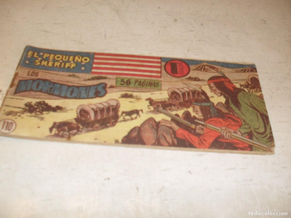 Tebeos: (ORIGINAL)EL PEQUE&Ntilde;O SHERIFF N&ordm; 110,LOS MORMONES,DE 270.HISPANOAMERICANA,1948