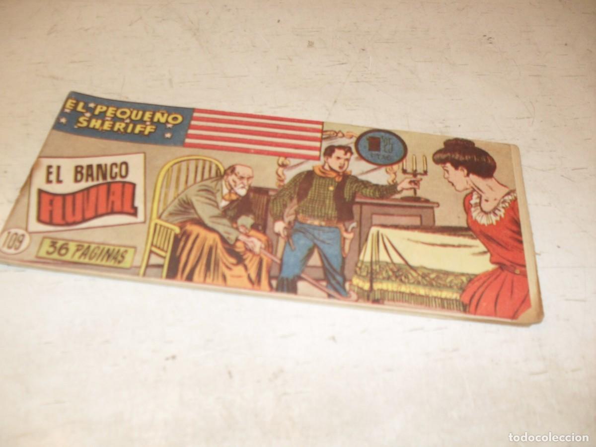 Tebeos: (ORIGINAL)EL PEQUE&Ntilde;O SHERIFF N&ordm; 109,EL BANCO FLUVIAL,DE 270.HISPANOAMERICANA,1948
