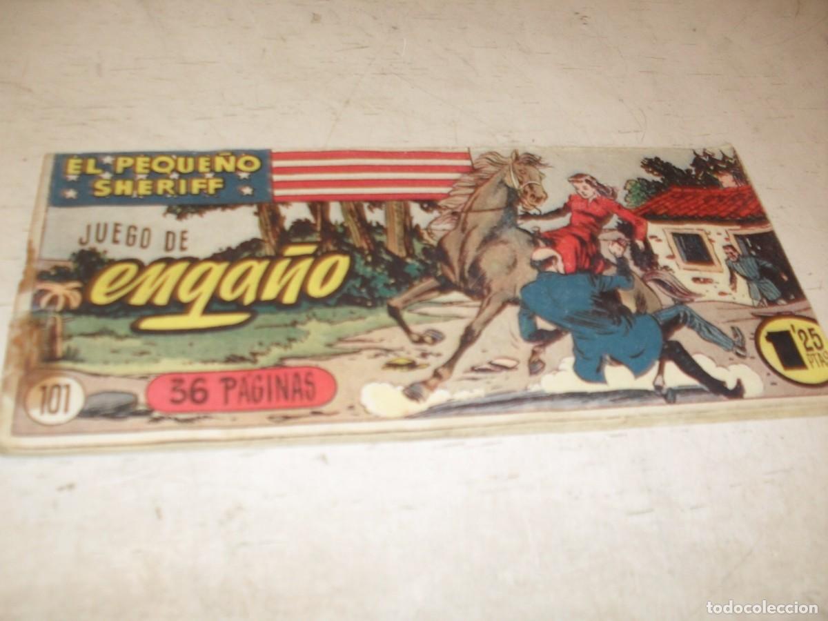 Tebeos: (ORIGINAL)EL PEQUE&Ntilde;O SHERIFF N&ordm; 101,EL ENGA&Ntilde;O,DE 270.HISPANOAMERICANA,1948